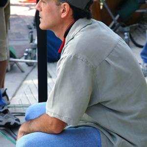 Director Chris Hummel on location of The Guardians (2010).