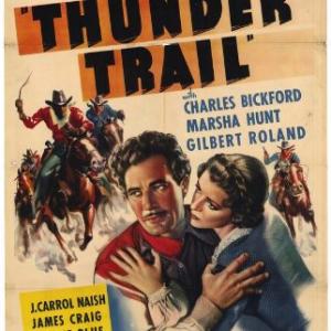 Marsha Hunt and Gilbert Roland in Thunder Trail 1937