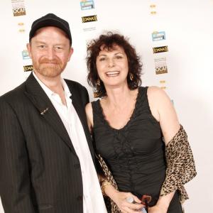 Bruce Hunter and Rosie Shuster on the 12th Annual Canadian Comedy Awards Red Carpet.