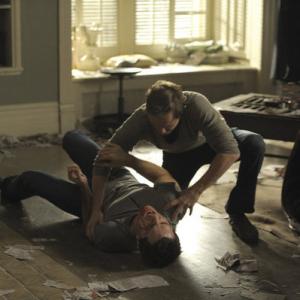 Still of Sam Huntington and Sam Witwer in Being Human (2011)