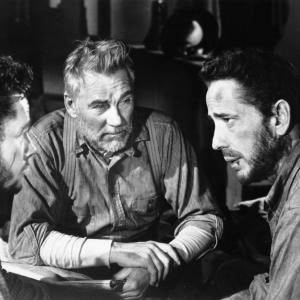 Still of Humphrey Bogart Tim Holt and Walter Huston in The Treasure of the Sierra Madre 1948