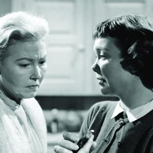 Still of Josephine Hutchinson and Jane Wyman in Miracle in the Rain 1956
