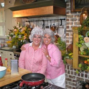 I Surprised Paula Deen with my impersonation of her and we Cooked up some great recipes on her show Paulas Best Dishes