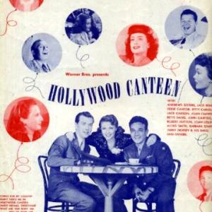 Dane Clark Robert Hutton and Joan Leslie in Hollywood Canteen 1944