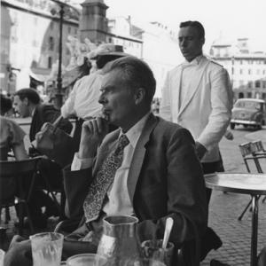Aldous Huxley in Paris circa 1950