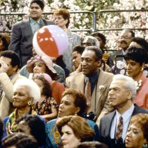 Still of Bill Cosby Gary LeRoi Gray Earle Hyman Sabrina Le Beauf Geoffrey Owens Phylicia Rashad Clarice Taylor and Jessica Ann Vaughn in The Cosby Show 1984