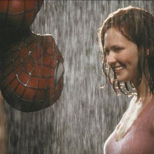 TOBEY MAGUIRE and KIRSTEN DUNST star in Columbia Pictures action adventure SPIDERMAN