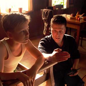 Klaus Haro directing Topi Majaniemi in Mother of Mine 2004