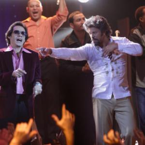 Marc Anthony and Leon Ichaso in El cantante 2006