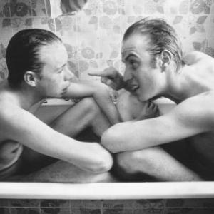 Still of Llyr Ifans and Rhys Ifans in Twin Town 1997