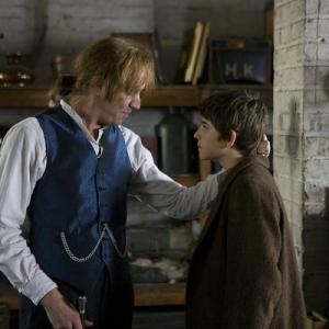 Still of Rhys Ifans and Charlie Rowe in Neverland 2011