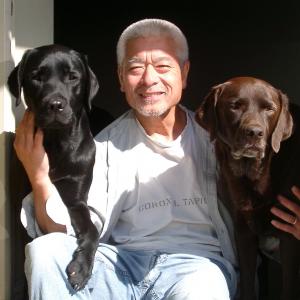 With Bruno (brown) and Bessie (black)