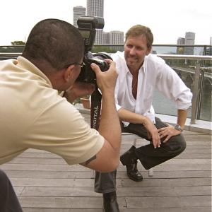 Photo shoot in Singapore for W. Peter Iliff while researching 