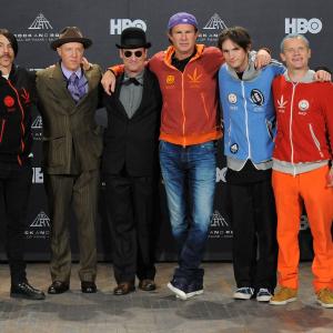 Flea, Jack Irons, Anthony Kiedis, Cliff Martinez, Chad Smith and Josh Klinghoffer