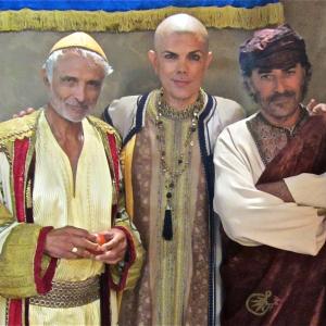 With Robert Miano & Thaao Penghlis on set of THE BOOK OF ESTHER