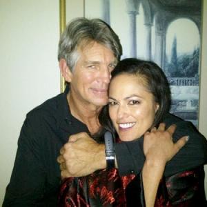 Eric Roberts, Terri Ivens (On the Set of the Film: 