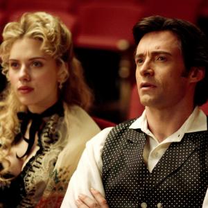 Still of Hugh Jackman and Scarlett Johansson in Prestizas (2006)