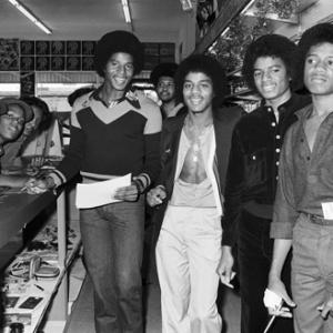 Jackie Jackson, Marlon Jackson, Michael Jackson and Randy Jackson (The Jacksons' In-Store Album Promotion) 1978 Freeway Records / Los Angeles