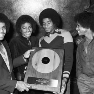 Marlon Jackson, Michael Jackson, Jackie Jackson and Randy Jackson (The Jacksons' In-Store Album Promotion) 1978 Freeway Records / Los Angeles