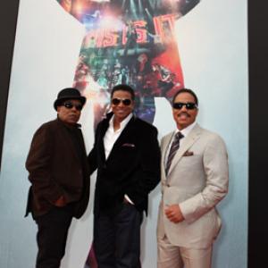 Marlon Jackson Tito Jackson and Jackie Jackson at event of This Is It 2009