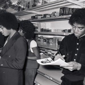 Marlon Jackson and Michael Jackson (The Jacksons' In-Store Album Promotion) 1978 Freeway Records / Los Angeles