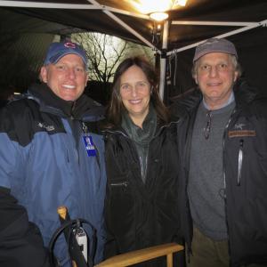 Lucy Fisher, Doug Wick (on the set of Divergent)