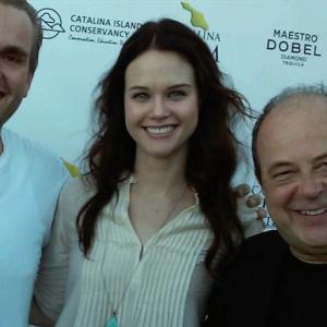 Chris Candy, Michele Boyd and Matthew Jacobs at the Bar America premiere at the Catalina Film Festival.