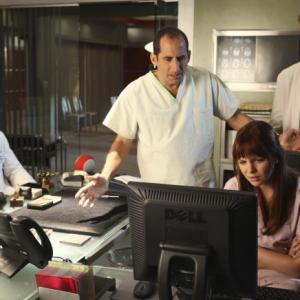 Still of Omar Epps, Peter Jacobson, Jesse Spencer and Amber Tamblyn in Hausas (2004)