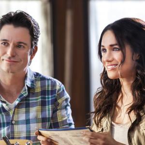 Still of Christopher Jacot and Meghan Markle in When Sparks Fly (2014)