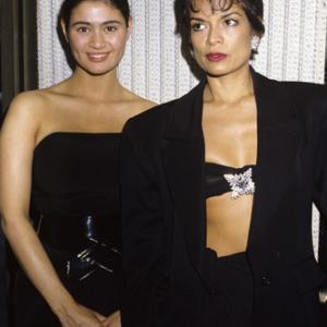 Bianca Jagger and Charlotte Lewis circa 1980s