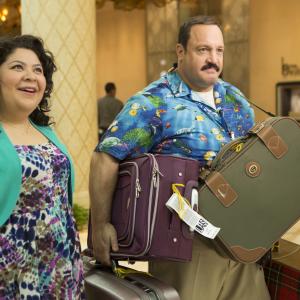 Still of Kevin James and Raini Rodriguez in Paul Blart: Mall Cop 2 (2015)