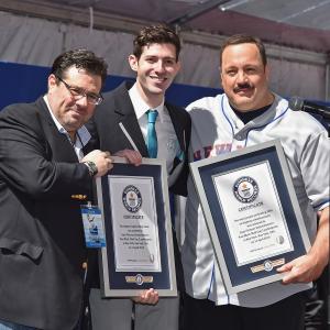 Andy Fickman and Kevin James at event of Paul Blart Mall Cop 2 2015