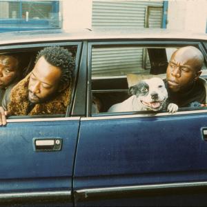 Still of Ade, Robbie Gee and Lennie James in Snatch. (2000)