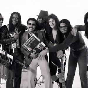 Rick James and Alonzo Miller with Stone City Band in Los Angeles, 1981