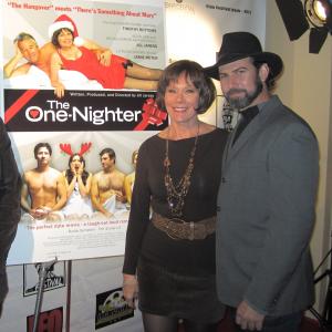 Filmmaker/Actress Jill Jaress with Star James Freivogel