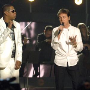 Paul McCartney and Jay Z at event of The 48th Annual Grammy Awards 2006