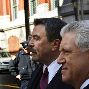 Still of Tom Selleck and Gregory Jbara in Blue Bloods (2010)