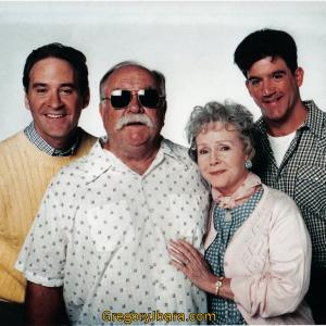 Brackett Family Photo from feature film IN & OUT (Kevin Kline, Wilford Brimley, Debbie Reynolds, Gregory Jbara)