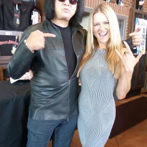 Gene Simmons and JJ Snyder at Rock and Brews