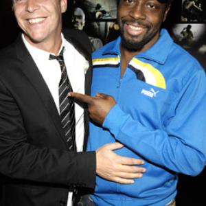 Wyclef Jean and Asger Leth at event of Ghosts of Cité Soleil (2006)