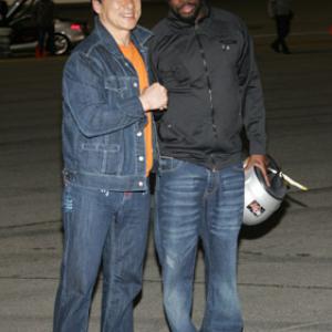 Jackie Chan and Wyclef Jean at event of Redline 2007