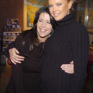 Charlize Theron and Patty Jenkins at event of Monster (2003)