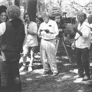 Nick Nolte, Greta Scacchi, Pierre Lhomme, James Ivory, Kevin Jewison and Simon Moseley in Jefferson in Paris (1995)