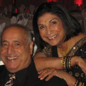 Balinder with her Husband Amarjit Johal at the Darpan Awards 2010 Extraordinary Achievement Award as a South Asian in the Film Indutry