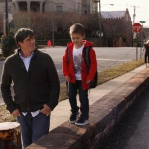 Still of Paul Johansson and Jackson Brundage in One Tree Hill 2003