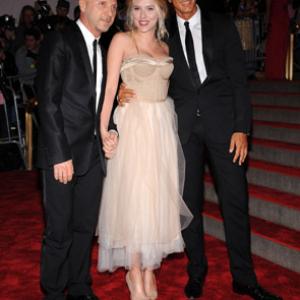 Domenico Dolce and Scarlett Johansson