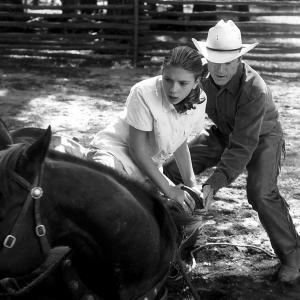 Still of Robert Redford and Scarlett Johansson in The Horse Whisperer 1998