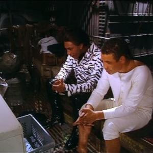 Still of Craig Charles and Danny JohnJules in Red Dwarf 1988