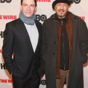Clark Johnson and Dominic West at event of Blake (2002)