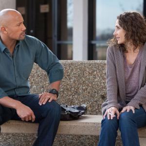Still of Melina Kanakaredes and Dwayne Johnson in Snitch 2013